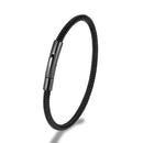 Bracelete Executive All Black em Aço Inoxidável