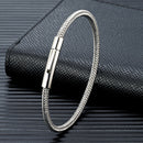 Bracelete Executive Silver em Aço Inoxidável