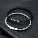 Bracelete Executive Silver em Aço Inoxidável
