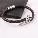Bracelete Nailor Marrom/Prata