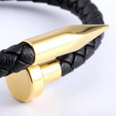 Bracelete Nailor Preto/Dourado