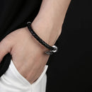 Bracelete Nailor Preto/Prata