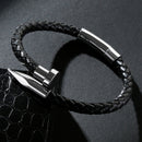 Bracelete Nailor Preto/Prata