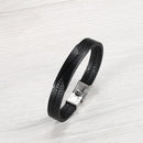 Pulseira Noblehide Black em Couro - Tamanho Único