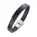 Pulseira Noblehide Black em Couro - Tamanho Único