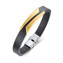Pulseira Noblehide Gold em Couro - Tamanho Único