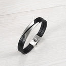 Pulseira Noblehide Silver em Couro - Tamanho Único