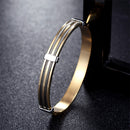 Bracelete Onyx Shadow em Aço Inoxidável - Tamanho Único