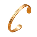Bracelete Opulence Royale Gold em Aço Inoxidável - Tamanho Ajustável