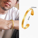 Bracelete Opulence Royale Gold em Aço Inoxidável - Tamanho Ajustável