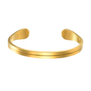 Bracelete Opulence Royale Gold em Aço Inoxidável - Tamanho Ajustável