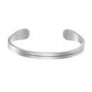 Bracelete Opulence Royale Silver em Aço Inoxidável - Tamanho Ajustável
