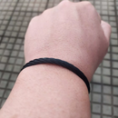 Bracelete Steelbraid All Black - Tamanho Ajustável