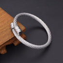 Bracelete Steelbraid Silver - Tamanho Ajustável