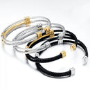 Bracelete Stellato em Aço Inoxidável - Tamanho Único