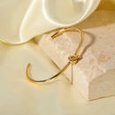 Bracelete Tiedara em Aço inoxidável Dourado