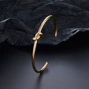 Bracelete Tiedara em Aço inoxidável Dourado