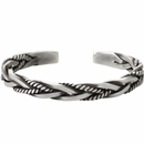 Bracelete Titanforce em Aço Inoxidável Prata - Tamanho Ajustável