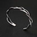 Bracelete Twistforge em Aço Inoxidável - Tamanho Ajustável