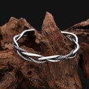 Bracelete Twistforge em Aço Inoxidável - Tamanho Ajustável