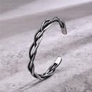 Bracelete Twistforge em Aço Inoxidável - Tamanho Ajustável
