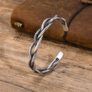 Bracelete Twistforge em Aço Inoxidável - Tamanho Ajustável