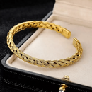 Bracelete Weavecraft Gold - Tamanho Único