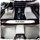 Kit de tapetes automotivos de luxo da Viva Lar, com acabamento sob medida e design elegante para o interior do carro.