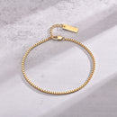Pulseira Aeris Gold em Aço Inoxidável