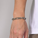 Pulseira Dominus em Aço Inoxidável - Tamanho Ajustável