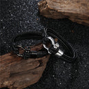 Pulseira Dualcrest II Preto/Prata