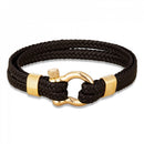 Pulseira Dualcrest Marrom/Dourado