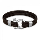 Pulseira Dualcrest Marrom/Prata