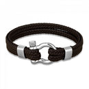 Pulseira Dualcrest Marrom/Prata