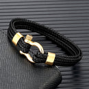 Pulseira Dualcrest Preto/Dourado