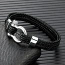 Pulseira Dualcrest Preto/Prata