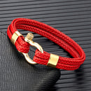 Pulseira Dualcrest Vermelho/Dourado