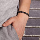 Pulseira Magnetic Black em Aço Inoxidável- Tamanho Ajustável