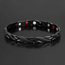 Pulseira Magnetic Black em Aço Inoxidável- Tamanho Ajustável