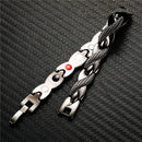 Pulseira Magnetic Black em Aço Inoxidável- Tamanho Ajustável