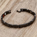 Pulseira Magnetic Black em Aço Inoxidável- Tamanho Ajustável