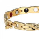 Pulseira Magnetic Gold em Aço Inoxidável - Tamanho Ajustável