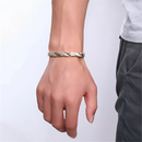 Pulseira Magnetic Mista em Aço Inoxidável - Tamanho Ajustável