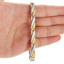Pulseira Magnetic Mista em Aço Inoxidável - Tamanho Ajustável