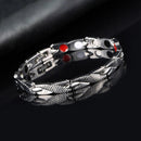 Pulseira Magnetic Silver em Aço Inoxidável - Tamanho Ajustável