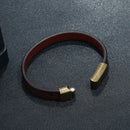 Pulseira Modern Viking em Couro