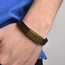 Pulseira Modern Viking em Couro