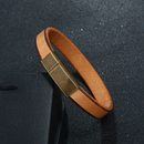 Pulseira Modern Viking Light em Couro