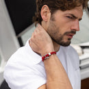 Pulseira Nautica Knot Vermelho Sangue