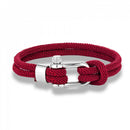 Pulseira Nautica Knot Vermelho Sangue